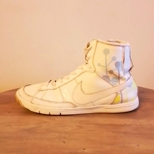Nike high top sneaker weiß - top,